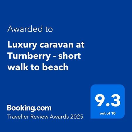 Luxury Caravan At Turnberry - Short Walk To Beach Герван Экстерьер фото