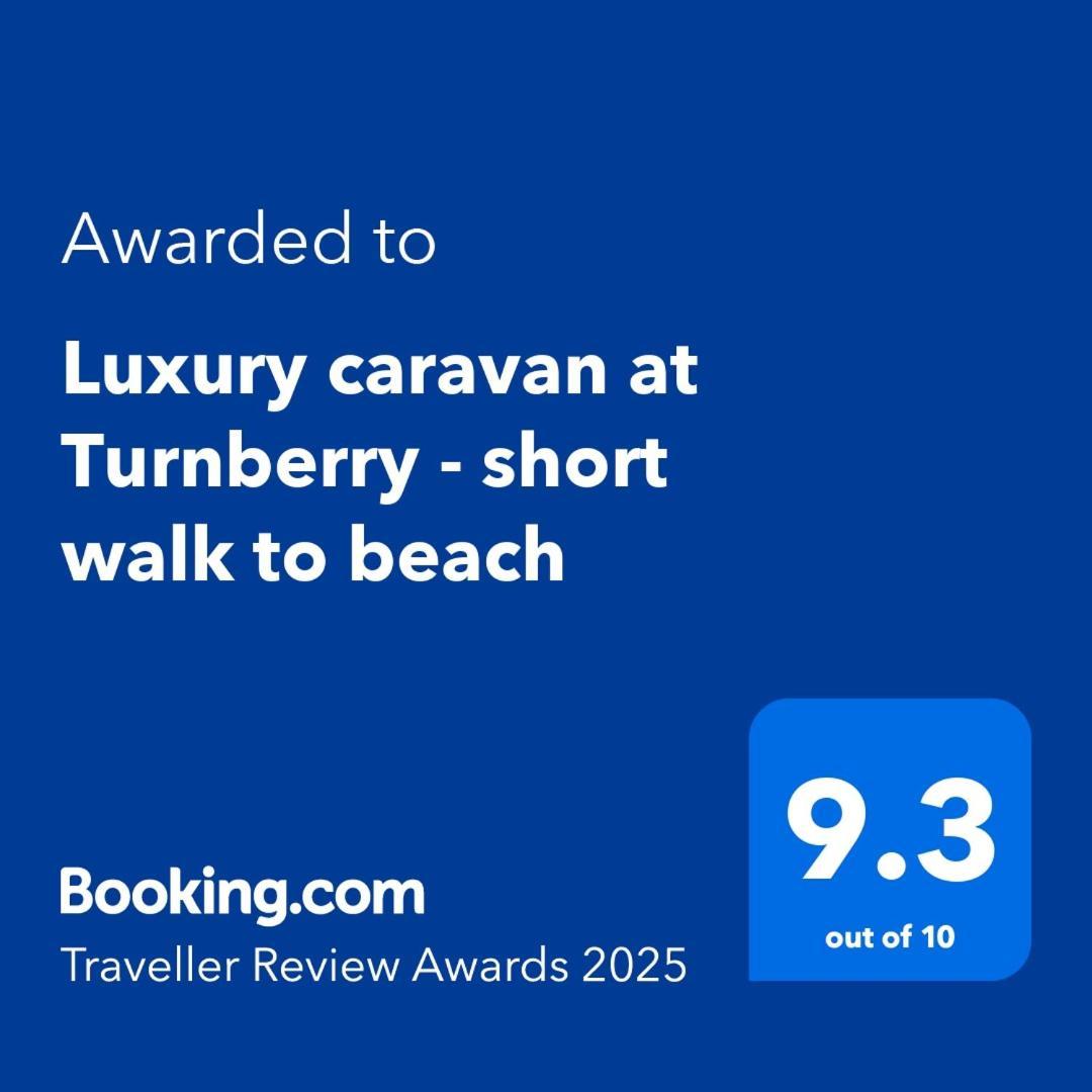 Luxury Caravan At Turnberry - Short Walk To Beach Герван Экстерьер фото